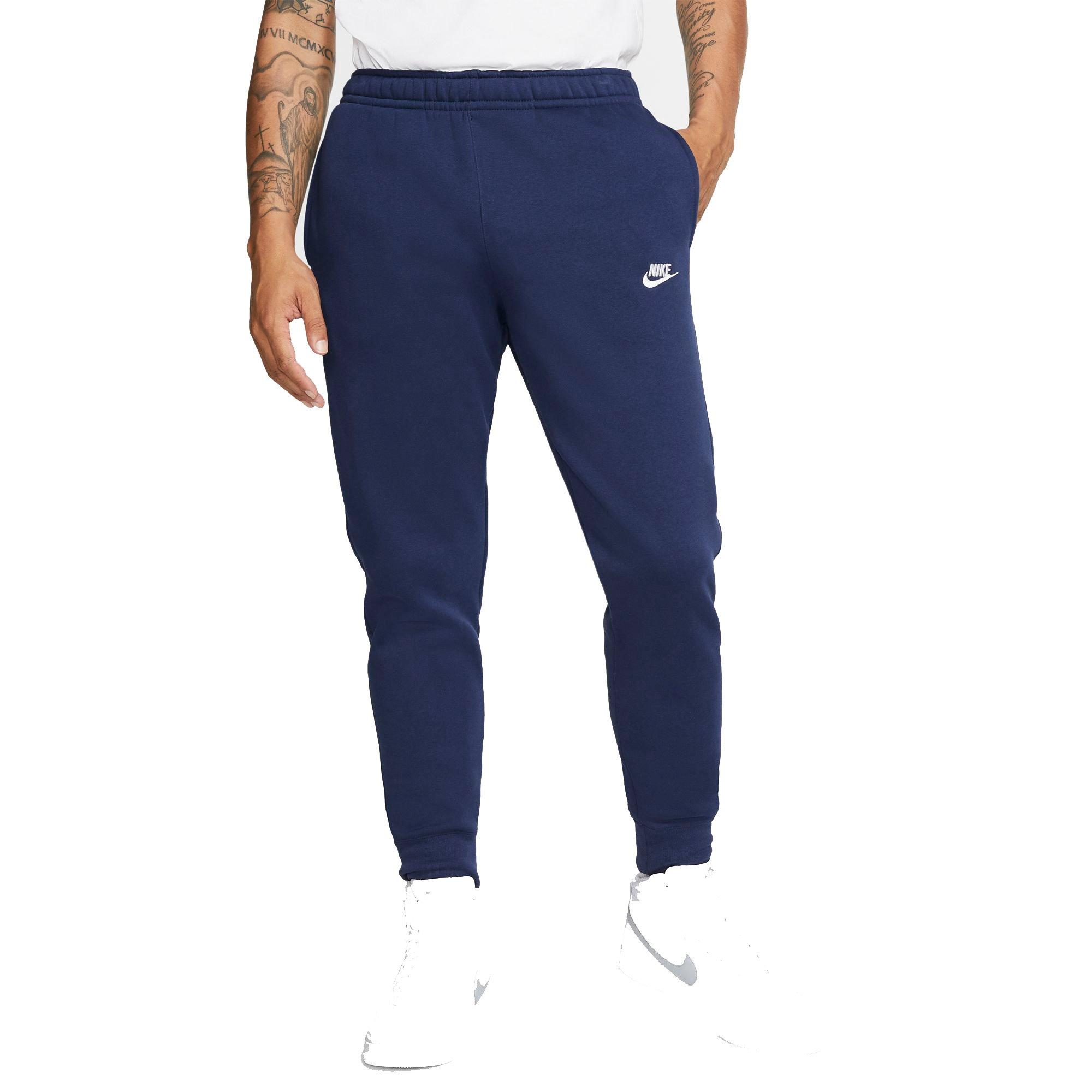 Nike club best sale cuffed joggers navy